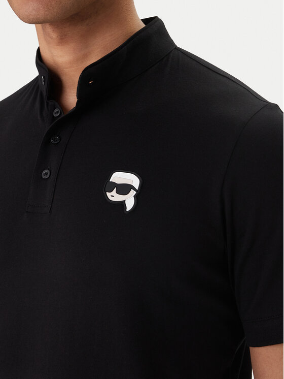 KARL LAGERFELD KARL LAGERFELD Tricou polo 745022 562224 Negru Regular Fit