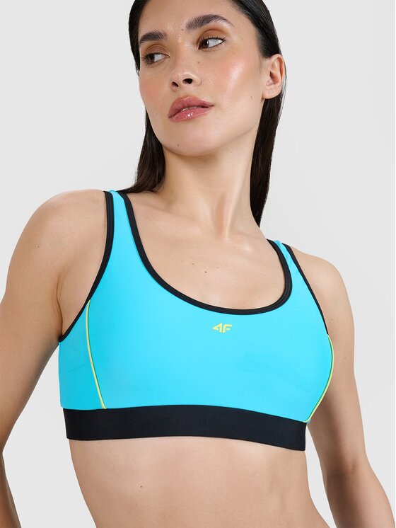 4F 4F Góra od bikini 4FWSS25UBKTF077-33S Niebieski