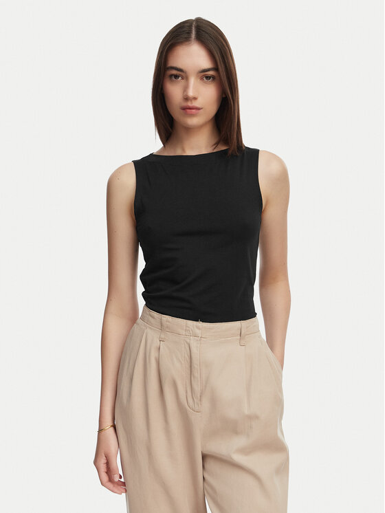 Vero Moda Vero Moda Felső Panda 10314416 Fekete Slim Fit