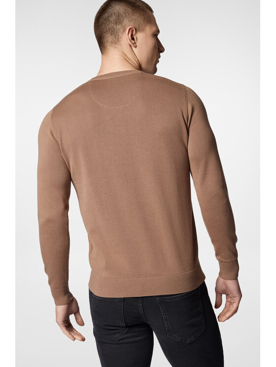 Próchnik Próchnik Sweter SPM6 SW073223000117 Beżowy Regular Fit