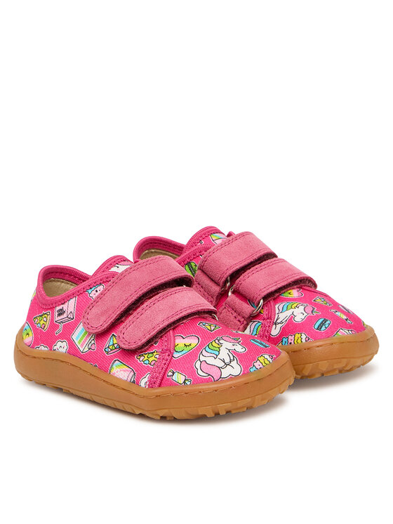 Froddo Froddo Papucs Barefoot Canvas G1700440-10 M Rózsaszín