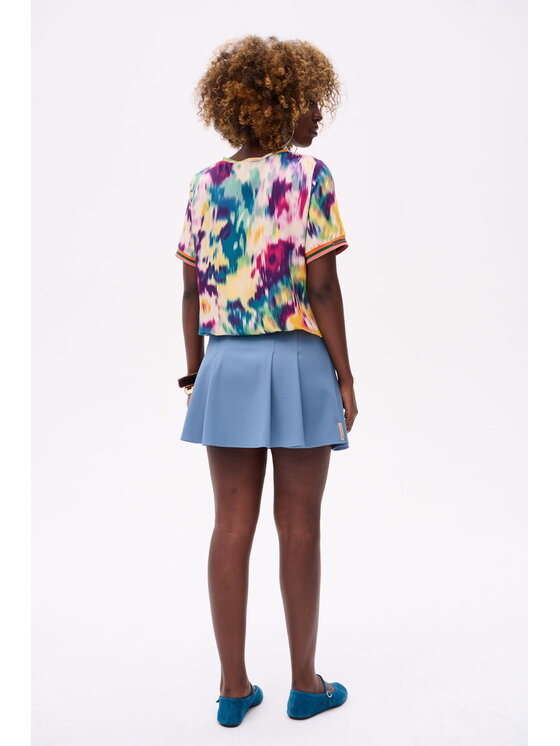 blue shadow blue shadow Szorty Luna Niebieski Regular Fit