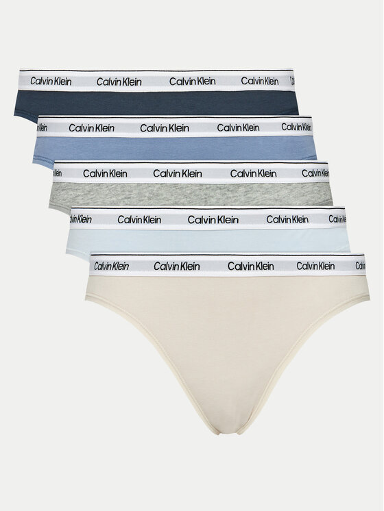 Calvin Klein Underwear Set 5 Parov Klasičnih Spodnjih Hlačk 000QD5208E Pisana