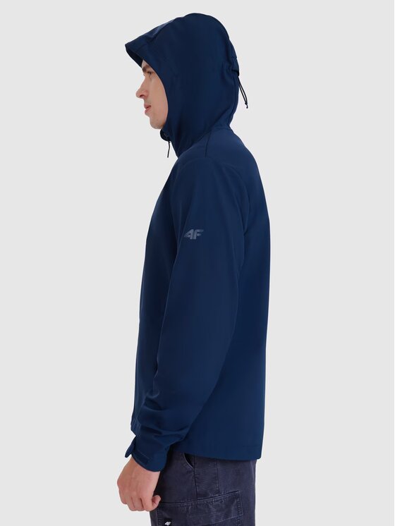 4F 4F Kurtka softshell 4FWSS25TSOFM324-30S Niebieski Regular Fit