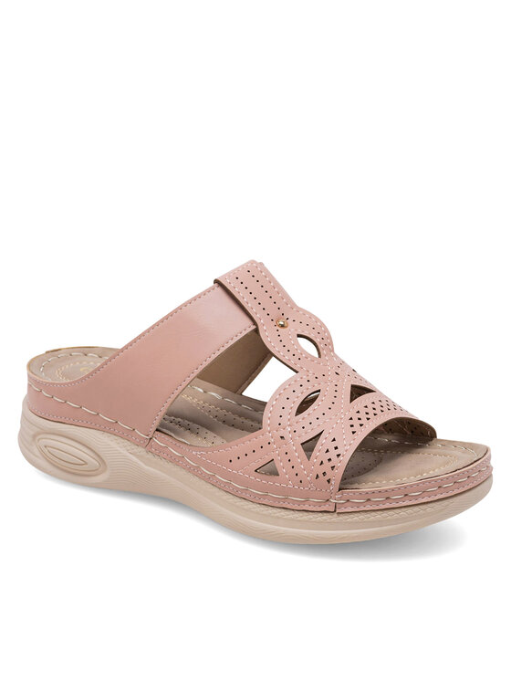 Clara Barson Clara Barson Pantoletten WYL0510-28 Rosa