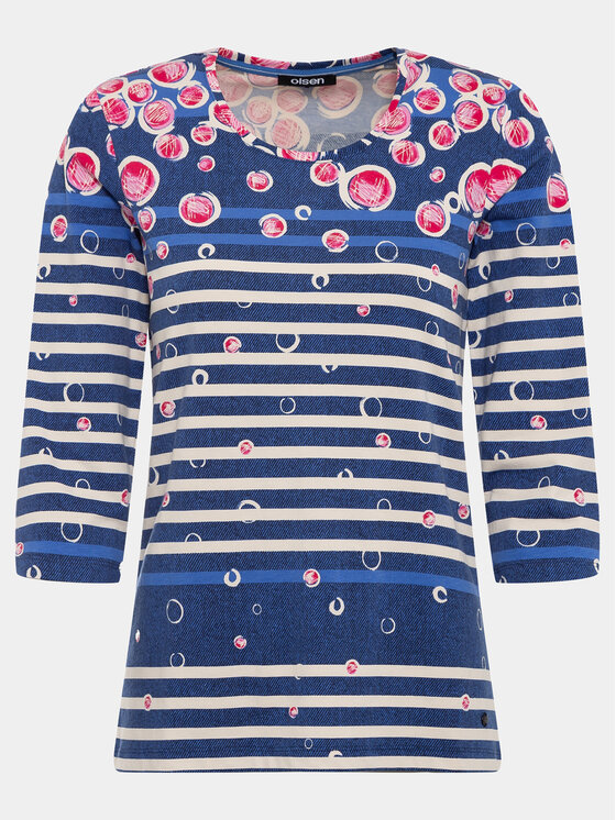 Olsen Olsen Blusa 11104616 Blu Regular Fit