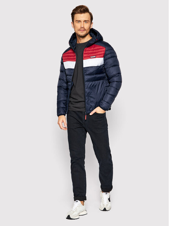 Giubbotto piumino Ace 12189882 Blu scuro Regular