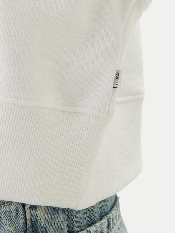 Guess Jeans Guess Jeans Світшот W6RQ00 K68I4 Білий Relaxed Fit