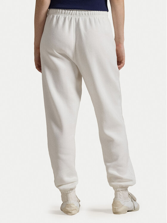 Polo Ralph Lauren Polo Ralph Lauren Spodnji del trenirke Prl Flc Pnt 211943009001 Bela Regular Fit