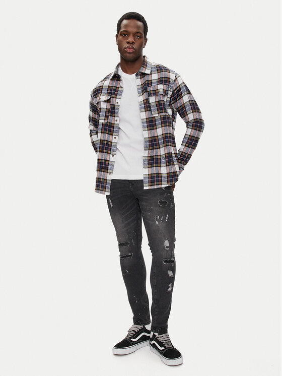 Brave Soul Brave Soul Koszula MSH-230KYLOS Kolorowy Regular Fit