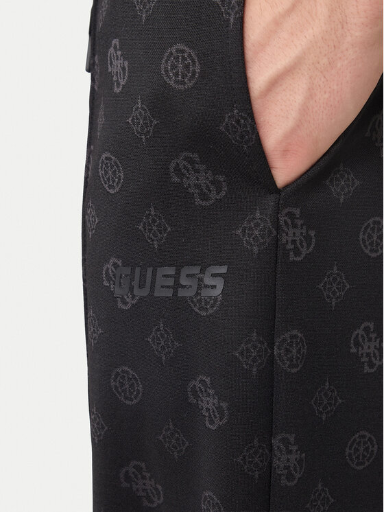 Guess Guess Sporta bikses Z6GB03 K2850 Melns Regular Fit