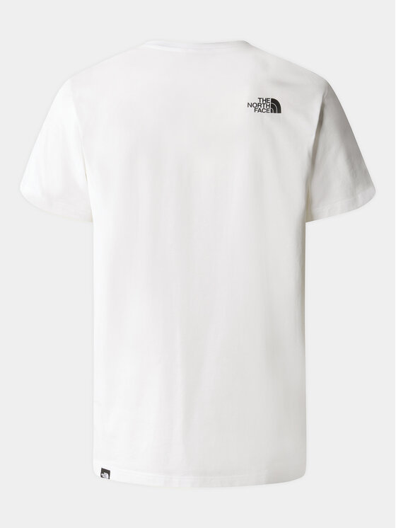 The North Face The North Face Póló Simple Dome NF0A87NG Fehér Regular Fit