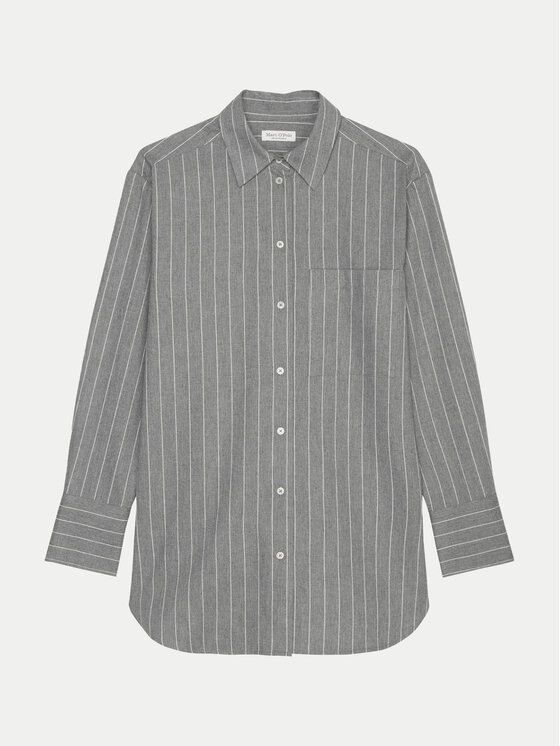 Marc O'Polo Marc O'Polo Marškiniai 408 1040 42449 Pilka Loose Fit