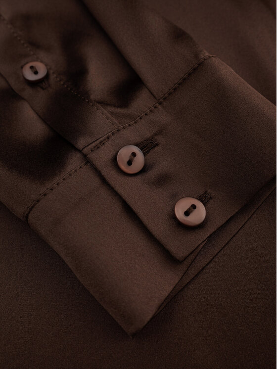 KMX Studio KMX Studio Koszula 502590005 Brązowy Straight Fit