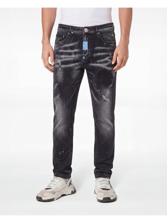 PHILIPP PLEIN PHILIPP PLEIN Jeans 31785 Grigio Straight Leg