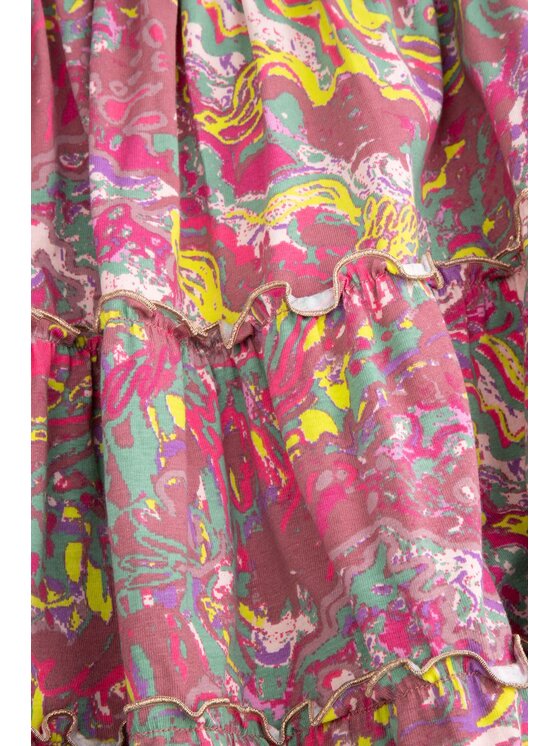 Coccodrillo Coccodrillo Sukienka WC5129101DGK-022 Kolorowy Regular Fit