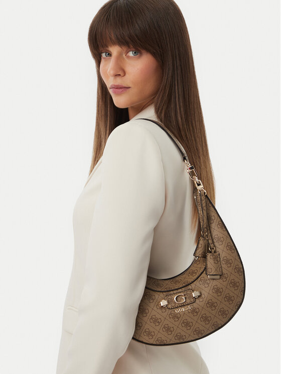 Guess Ročna torba Lindsey HWSG97 49010 Svetlo rjava