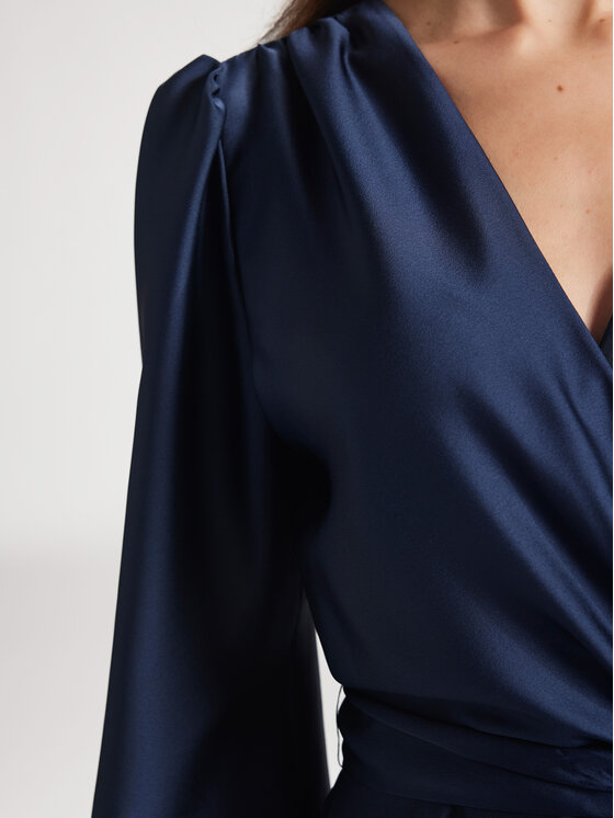 Swing Swing Sukienka koktajlowa 5AE29200 Granatowy Relaxed Fit