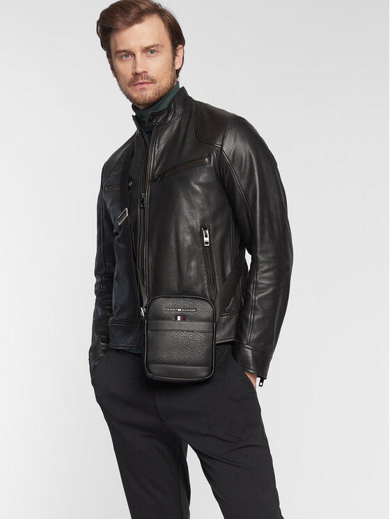 Tommy Hilfiger Tommy Hilfiger Τσαντάκι Transit Pu Mini Reporter AM0AM10303 Μαύρο