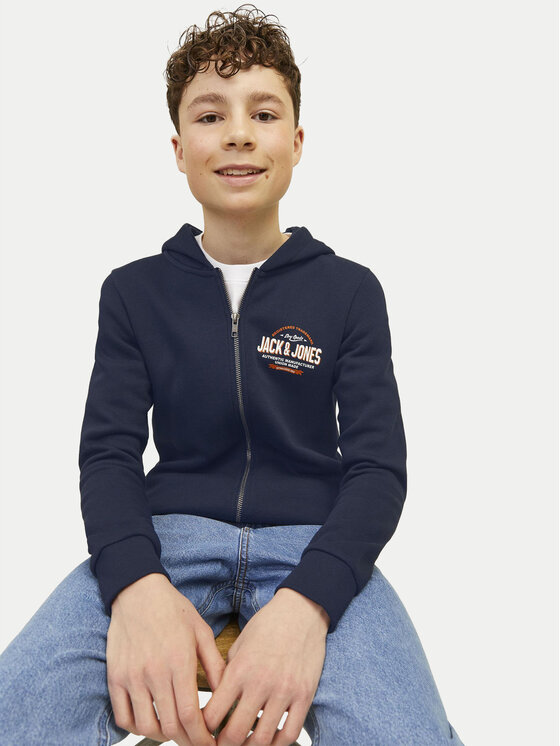 Jack&Jones Junior Jack&Jones Junior Jopa Logo 12258858 Mornarsko modra Regular Fit