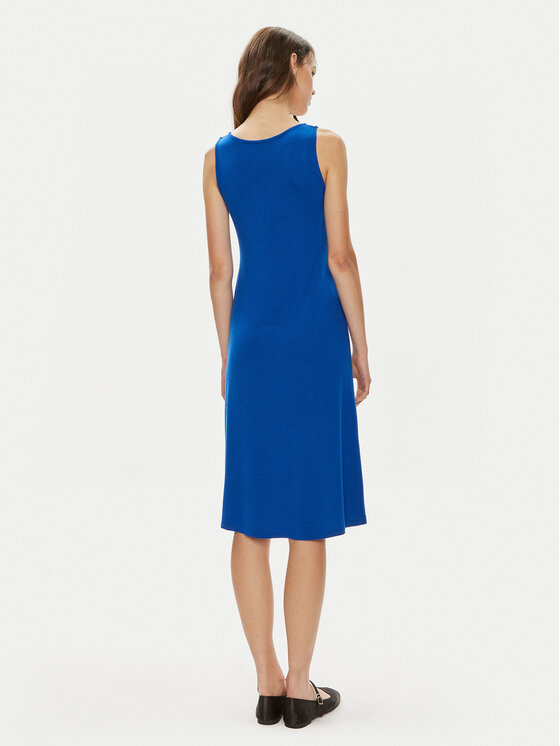 United Colors Of Benetton United Colors Of Benetton Vasarinė suknelė 3T7RDV01P Mėlyna Regular Fit