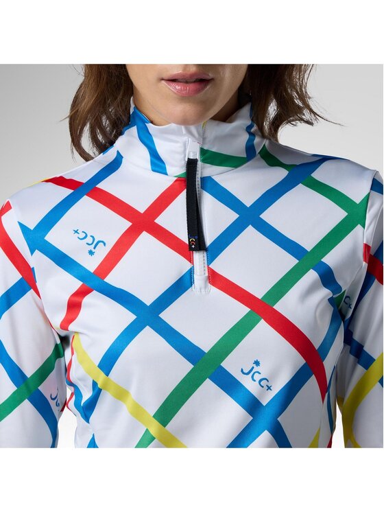 Rossignol Rossignol Bluza techniczna W Jcc Quarter Zip First Layer Kolorowy Slim Fit