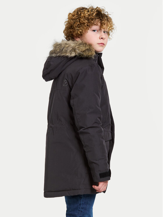 Didriksons Didriksons Куртка парка Oxid 504934 Чорний Regular Fit