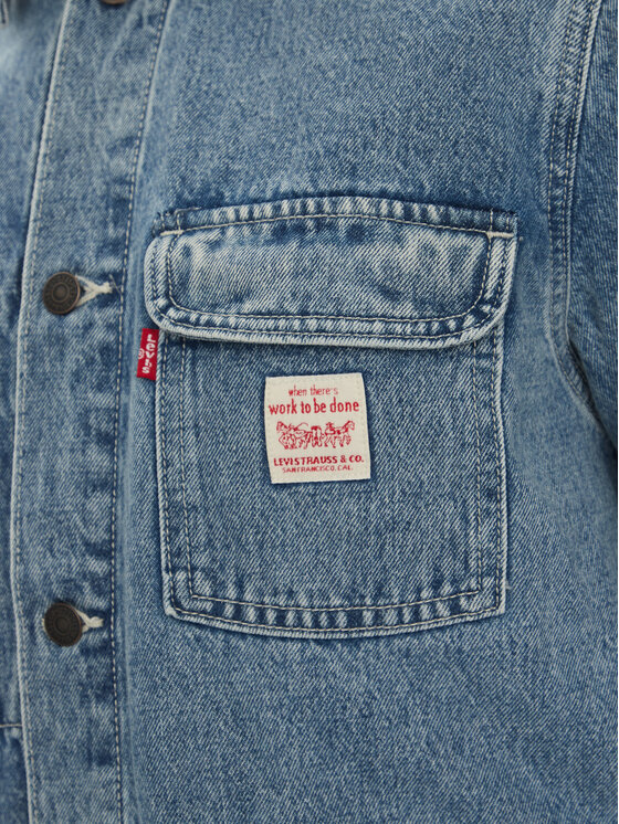 Levi's® Levi's® Traper jakna Engineer A0744-0003 Plava Relaxed Fit