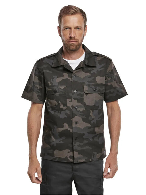 Brandit Brandit Koszula 4101.4.XXL Szary Regular Fit