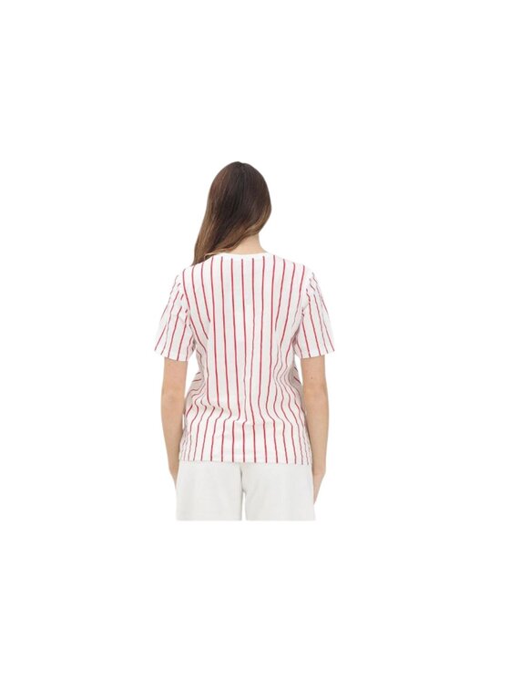 ONLY ONLY T-shirt Maglia onlbust life ss popcorn Rosso Regular Fit
