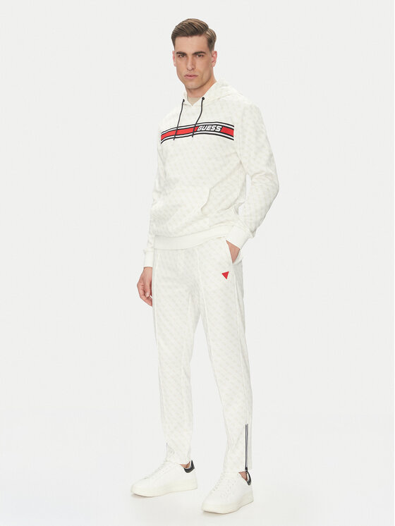 Guess Guess Teplákové kalhoty Korbin Z2BB05 FL04Q Écru Regular Fit