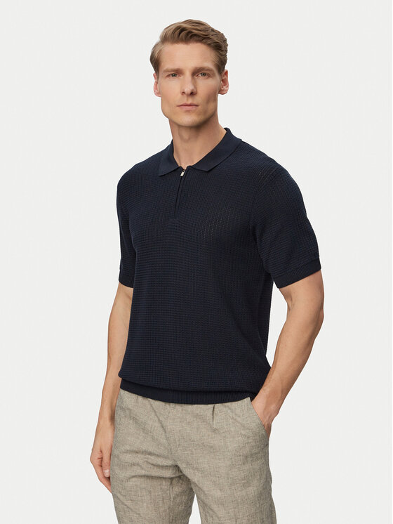 JOOP! JOOP! Tricou polo Vascor 30101508 Bleumarin Regular Fit
