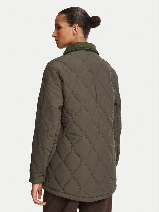 Hunter Hunter Μπουφάν μεταβατικό HARW0027262 Σκούρο καφέ Regular Fit