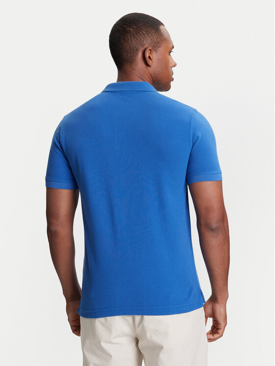 United Colors Of Benetton United Colors Of Benetton Polo 3089J3179 Niebieski Regular Fit