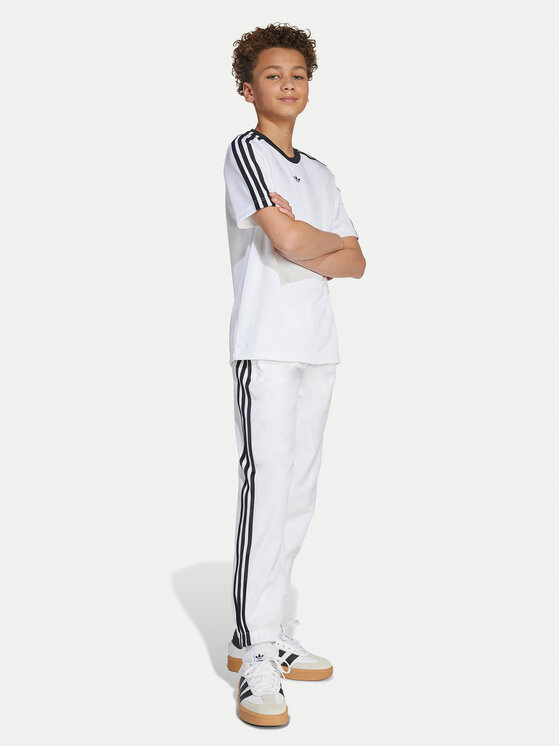 adidas adidas T-Shirt Jacquard JV8655 Biały Loose Fit