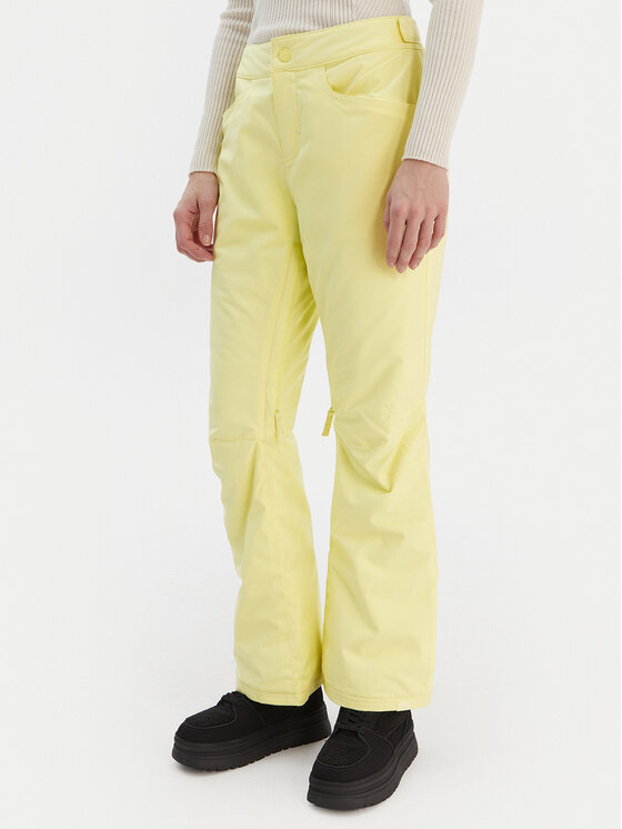 Roxy Roxy Snieglenčių kelnės Backyard ERJTP03299 Geltona Tailored Fit