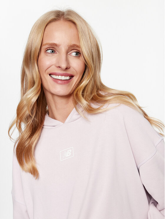 New Balance New Balance Sweatshirt Essentials French Terry Hoodie WT33512 Violett Regular Fit