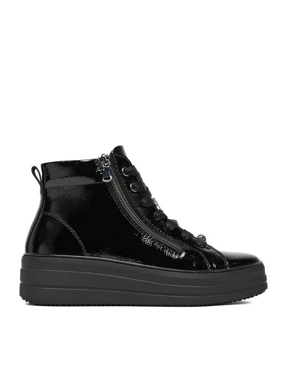 Remonte Remonte Schnürschuhe D1C72-00 Schwarz