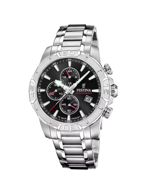 Festina Festina Zegarek F20704-3 Srebrny