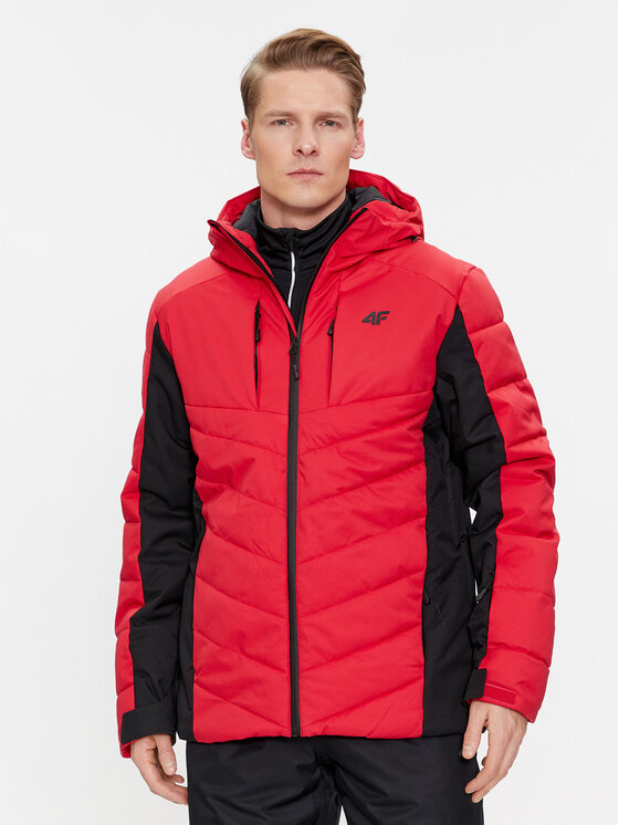4F 4F Skijacke 4FAW23TDJAM278 Rot Regular Fit