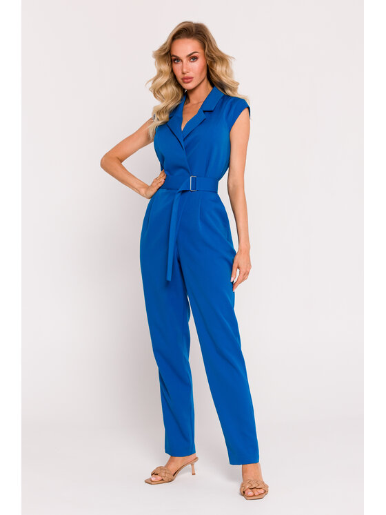 Made of Emotion Made of Emotion Jumpsuit M780 Blu Generous Fit
