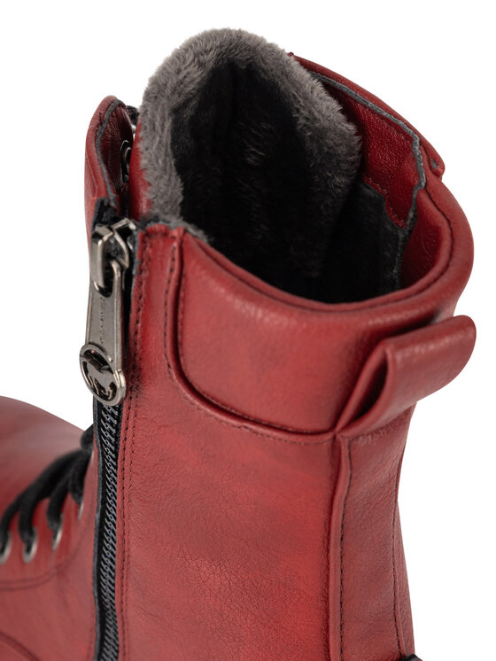 Mustang Mustang Schnürschuhe 1447-504 Rot