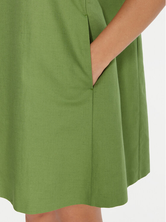 Weekend Max Mara Weekend Max Mara Ikdienas kleita Racer 2515221102 Zaļš Regular Fit