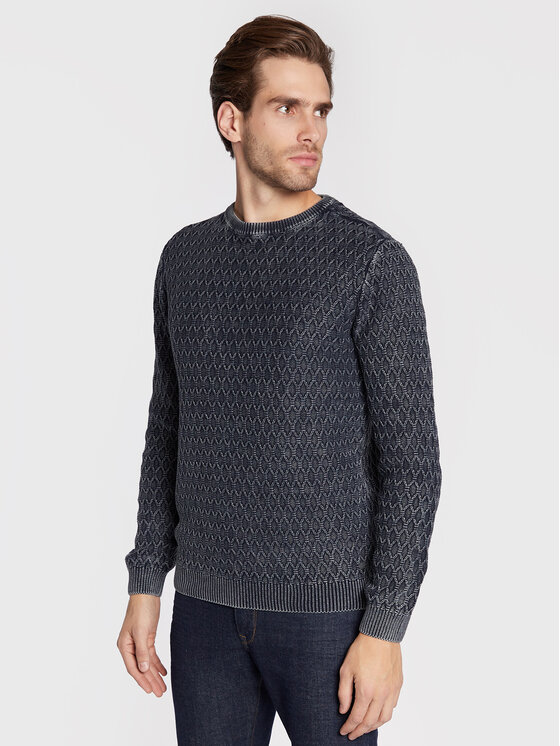 Maglione M-3020-KWR235 Grigio Regular Fit