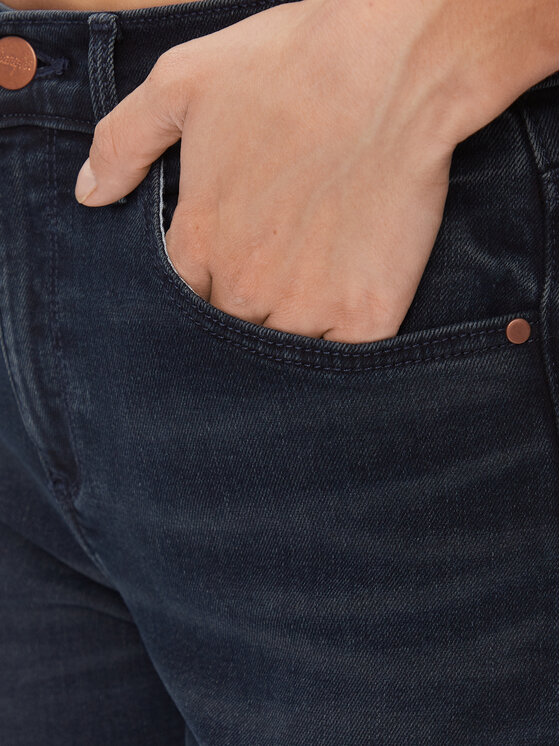Wrangler Wrangler Jeansy Kourt 112342857 Granatowy Skinny Fit