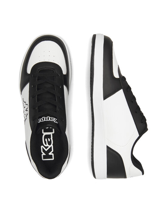 Kappa Kappa Sneakersy Logo Malone Kid 371K1IW-A01 Biały