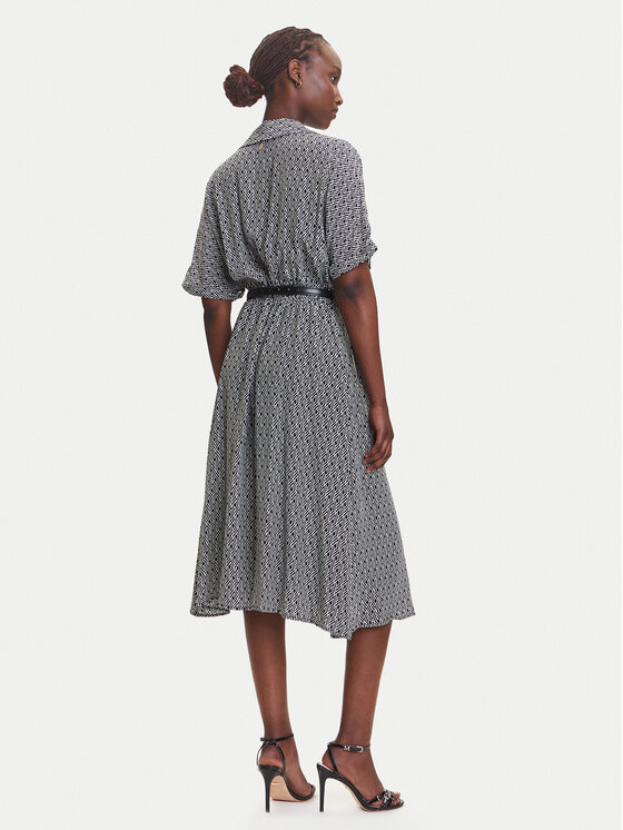 Fracomina Fracomina Kasdieninė suknelė FR25SD2012W413O9 Juoda Regular Fit