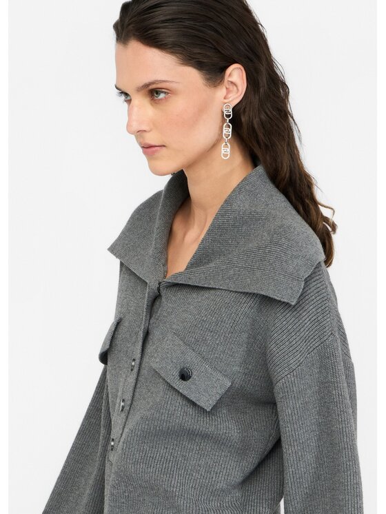 Liu Jo Liu Jo Maglione MF5373MS99E02050 Grigio Regular Fit