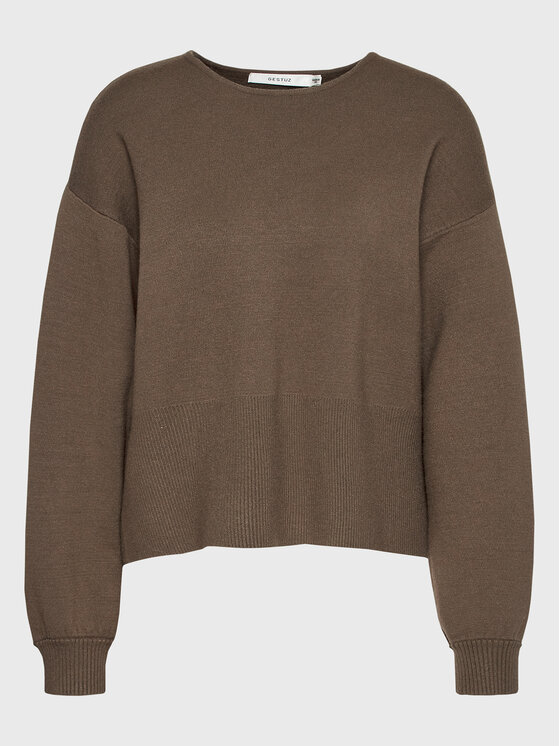 Gestuz Gestuz Megztinis Talli 10905938 Žalia Loose Fit