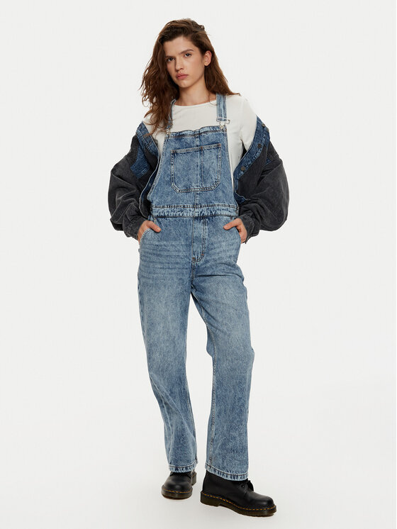 Mustang Mustang Jeans kombinezon Olympia 1015583 Plava Loose Fit